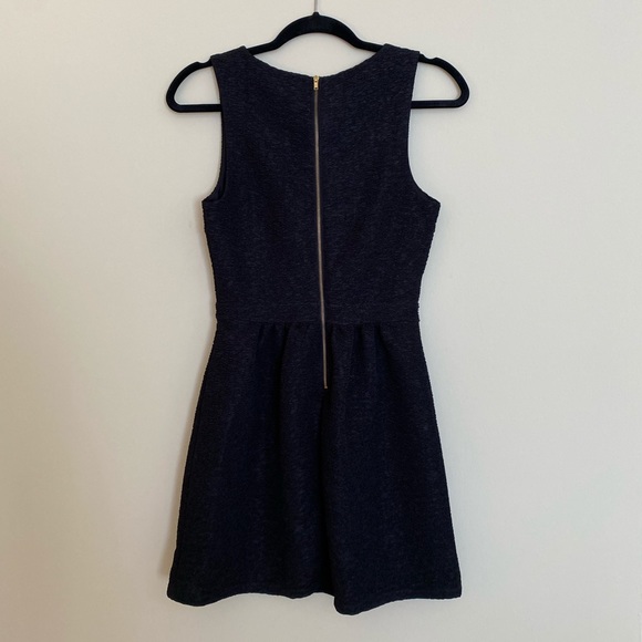 Forever 21 Textured Black Mini Dress - SM - Picture 2 of 6